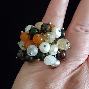 Mod Sterling Gemstone Size  Ring Size 6 1/2 Cha Cha